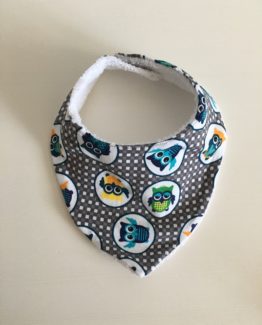 Bavoir hiboux