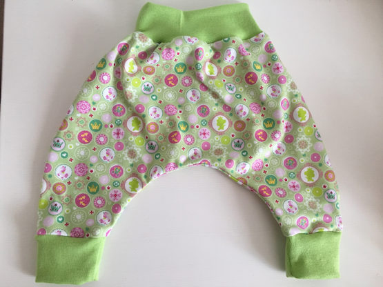 Sarouel bébé princesse vert