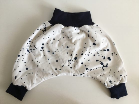 Sarouel bébé tâches bleues